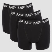 MP Men's Boksershorts – Svart (trepakning)