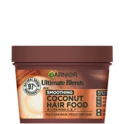 ทรีตเมนต์มาส์กสำหรับผมดัด Garnier Ultimate Blends Hair Food น้ำมันมะพร้าว 3-in-1 390 มล.