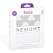 Snüz Bedside Crib 2 Pack Fitted Sheets - Cloud Nine