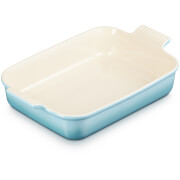 Le Creuset Stoneware Large Heritage Rectangular Roasting Dish - 32cm - Teal