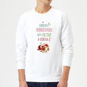 Filthy animal Bulldog Sweatshirt - White
