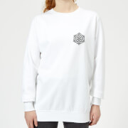 Snow flake Women's Sweatshirt - White