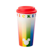 Funko Homeware Mickey Rainbow Plastic Lidded Mug