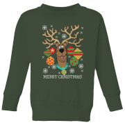 Scooby Doo Kids' Christmas Sweater - Forest Green
