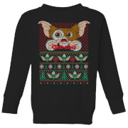 Gremlins Ugly Knit Pull de Noël pour enfants - Noir