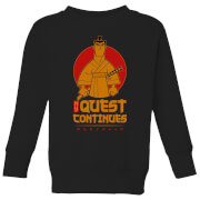 Samurai Jack My Quest Continues Kids' Sweatshirt - Black
