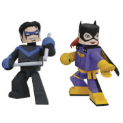 DC Comics Pack de 2 Figurines Batgirl et Dick Grayson Comic Vinimate EXC