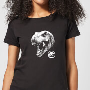Jurassic Park T Rex Women's T-Shirt - Black