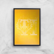 Harry Potter Hufflepuff Giclee Art Print