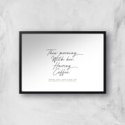 This Morning With Her Giclee Art Print