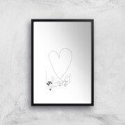 Pinky Promise Mother Baby Giclee Art Print