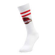 Men's Jurassic Park Logo Sports Socks - White