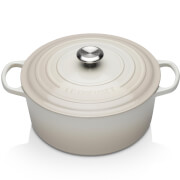 Le Creuset Signature Cast Iron Round Casserole Dish - 28cm - Meringue