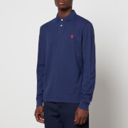 Polo Ralph Lauren Men's Slim Fit Mesh Long Sleeve Polo Shirt - Newport Navy