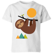 Andy Westface Keep Calm And Live Slow Kids' T-Shirt - White