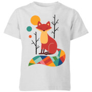Andy Westface Rainbow Fox Kids' T-Shirt - Grey