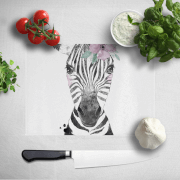 Floral Zebra Chopping Board