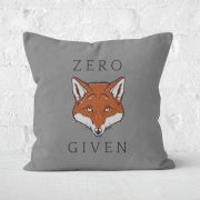 Zero Fox Given Square Cushion