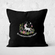 Be A Unicorn In A Field Of Horses Square Cushion