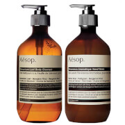 Aesop Geranium Cleanser and Reverence Hand Wash Duo