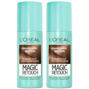 L'Oréal Paris Magic Retouch Mahogany Brown Root Concealer Spray Duo Pack