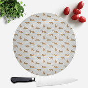 Cheetahs Round Chopping Board