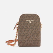 MICHAEL Michael Kors Women's Jet Set Charm Phone Cross Body Bag - Brown
