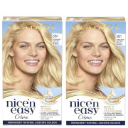 Clairol Nice' n Easy Crème Natural Looking Oil Infused Permanent Hair Dye Duo (Various Shades)