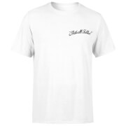 Looney Tunes That's All Folks Embroidered Unisex T-Shirt - White