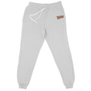 Back To The Future Logo Embroidered Unisex Joggers - Grey