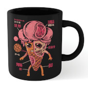 Ilustrata Kaiju Ice Cream Mug - Black