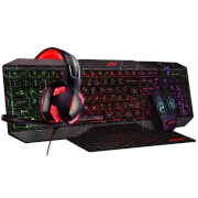 Ruckus 4 in 1 Pro Gaming Kit Headphones, Keyboard, Mouse and Mousepad