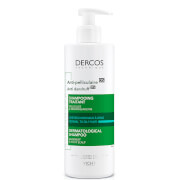 Vichy Dercos Technique Anti-Dandruff Purifying Shampoo for Sensitive, Oily Hair and Scalp 390ml