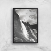 Yosemite Crashing Waterfall Giclee Art Print