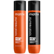 Matrix Total Results Mega Sleek Shea Butter Smoothing Shampoo and Conditioner 300ml Duo for Frizzy Hair