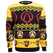 Borderlands Lock Load Loot Christmas Knitted Jumper- Black