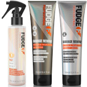 Fudge Professional Damage Rewind Shampoo, Conditioner and One Shot Bundle