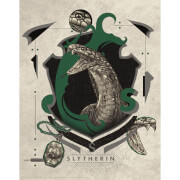 Harry Potter Kunstdruck: Slytherin-Wappen