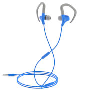 Mixx Cardio Sports Earphones with Mic Remote - Grey/Blue