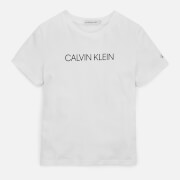Calvin Klein Boys' Institutional T-Shirt - Bright White
