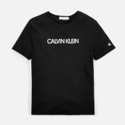 Calvin Klein Boys' Institutional T-Shirt - CK Black