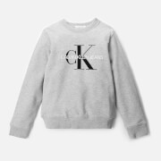Calvin Klein Monogram Logo Sweatshirt - Light Grey