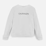 Calvin Klein Kids' Institutional Logo Sweatshirt - Bright White