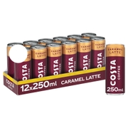 Costa Coffee Caramel Latte Iced Coffee 12 x 250ml