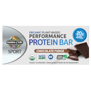 Barrita de proteína vegetal Sport Organic de - Fudge de chocolate - 12 barritas