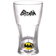 DC Comics DC Universe Soda Glass Batman 3D Rotating Logo