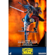 Hot Toys Star Wars The Clone Wars Action Figure 1/6 Anakin Skywalker & STAP 31 cm