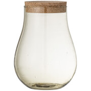 Bloomingville Recycled Glass Casie Jar - Small - Brown