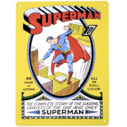 DC Comics Superman Blechschild