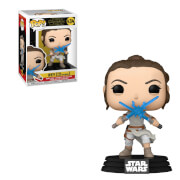 Star Wars The Rise of Skywalker Rey w/ 2 Lightsabers Funko Pop Vinyl